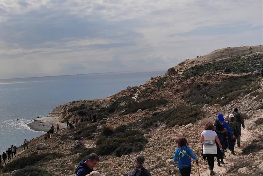 Hiking on the Cape Aspro trail - 28 June