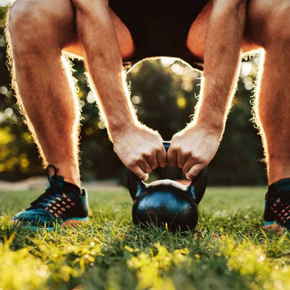 Outdoor Training in Mediterranean Garden