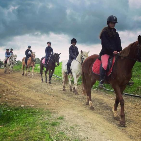 Horseback Riding and Hiking in the verdant Lythrodont