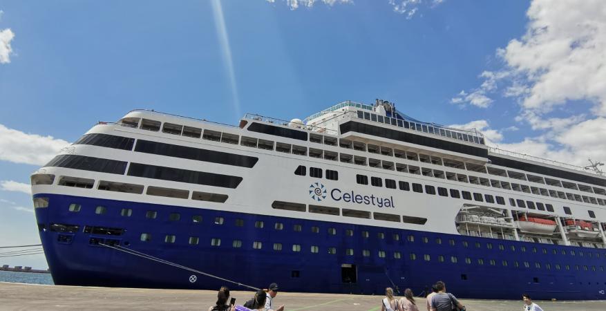Επίσκεψη στο κρουαζιερόπλοιο Celestyal Journey